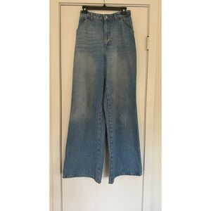 Reformation High Waist Light Wash Denim Jeans